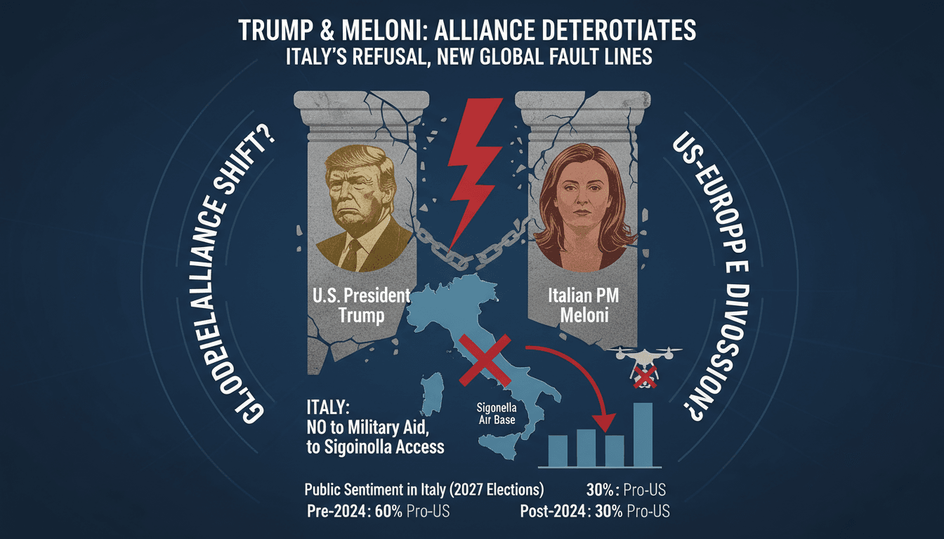Trump and Meloni's Political Alliance Faces Significant Deterioration