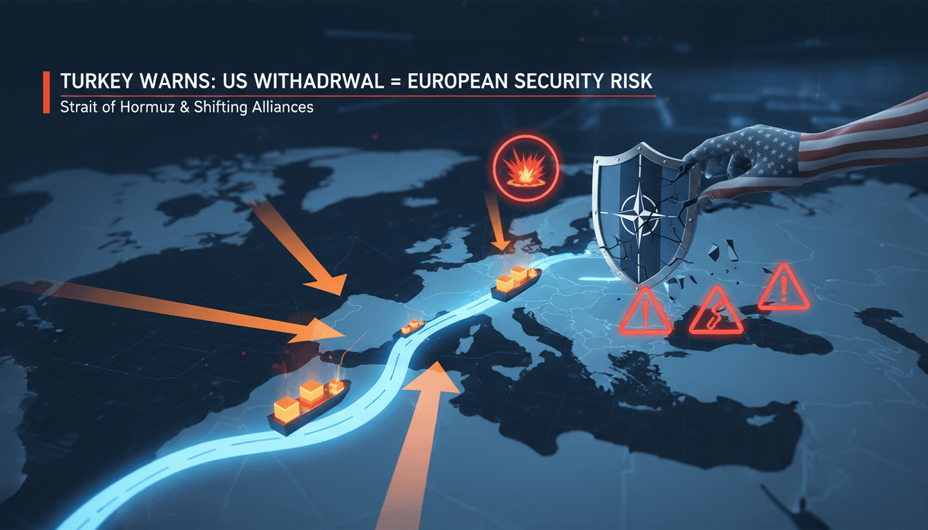 Turkey Warns of Devastating Impact from US Withdrawal on European Security