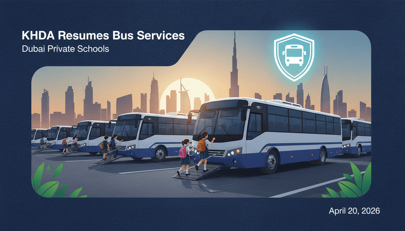 KHDA Resumes Bus Services for Dubai Private Schools Amid Security Concerns
