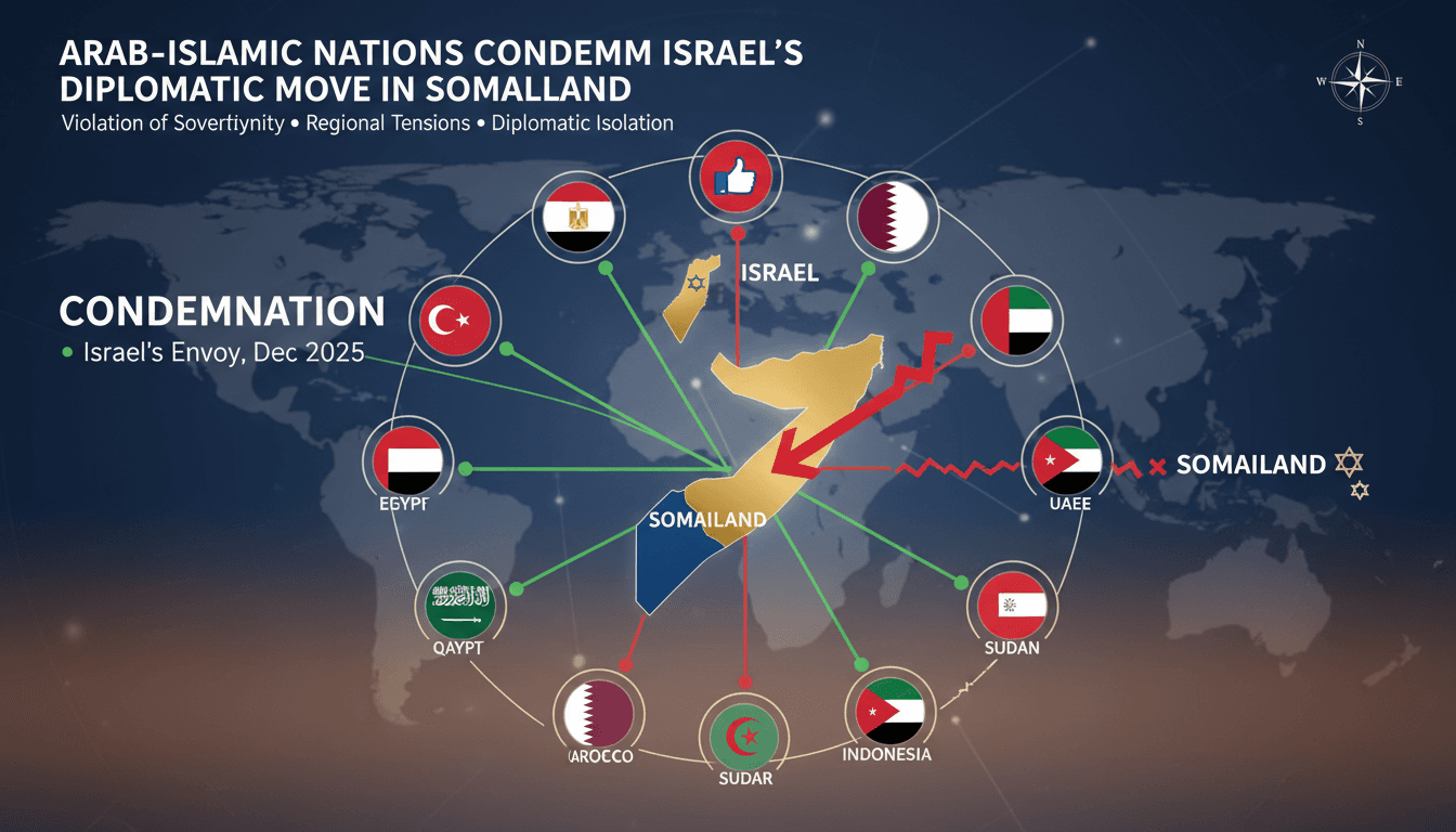 Arab-Islamic Nations Condemn Israel's Diplomatic Move in Somaliland