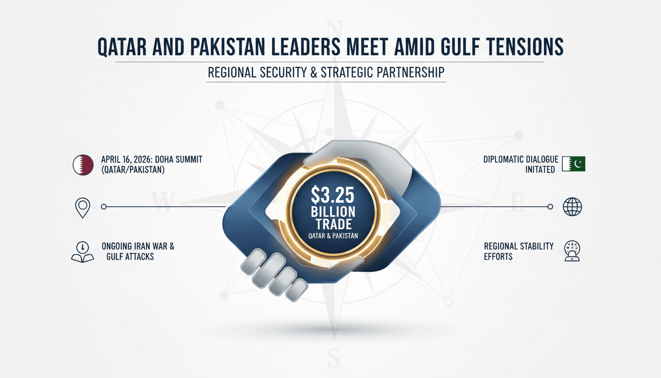 Qatar and Pakistan Leaders Meet to Discuss Regional Security Amid Ongoing Gulf Tensions
