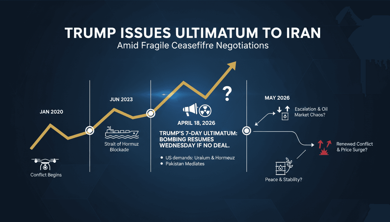 Trump Issues Ultimatum to Iran Amid Fragile Ceasefire Negotiations