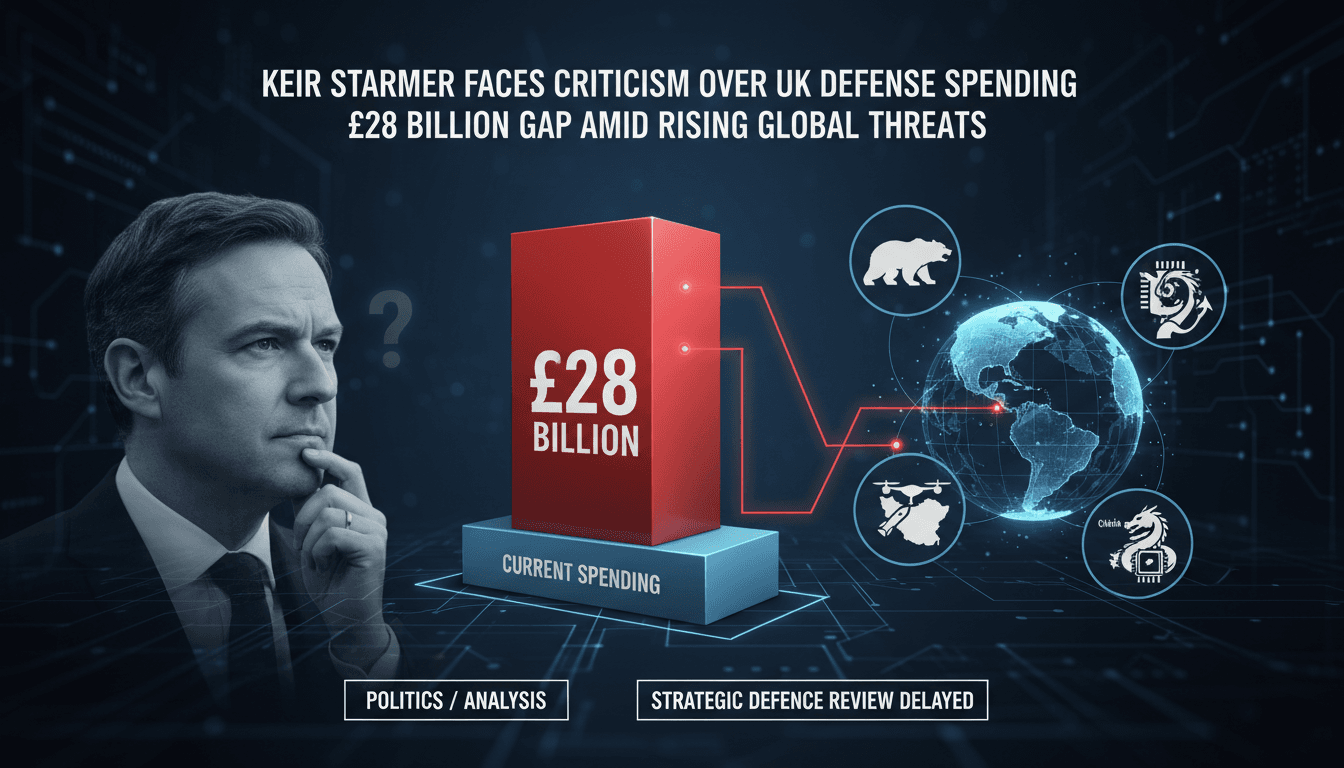 Keir Starmer Faces Criticism Over UK Defence Spending Amid Rising Geopolitical Tensions