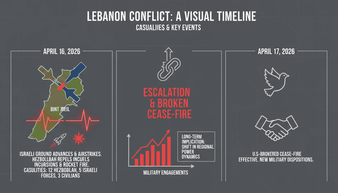 Hezbollah and Israeli Forces Engage in Clashes in Southern Lebanon Ahead of Cease-Fire