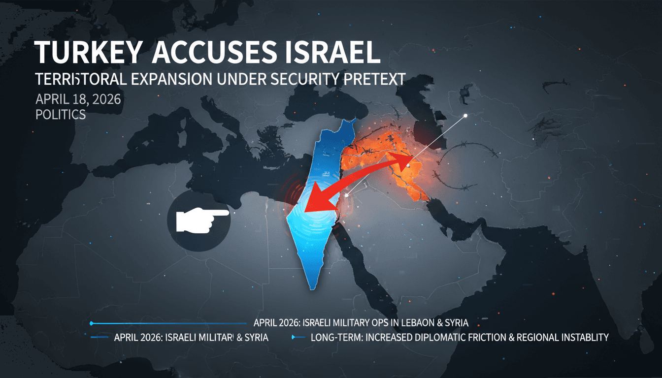 Turkey Accuses Israel of Territorial Expansion Under Security Pretext