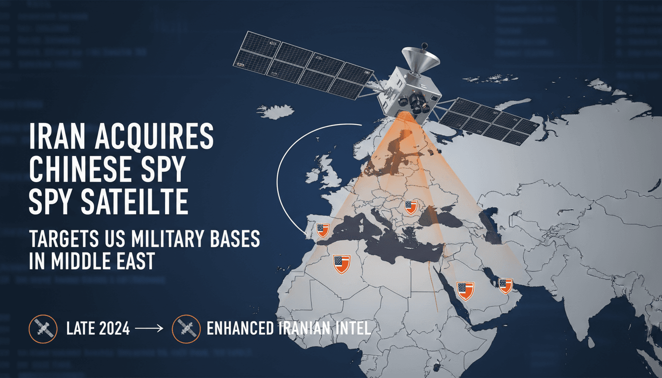 Iran Acquires Chinese Spy Satellite to Target US Military Bases in Middle East