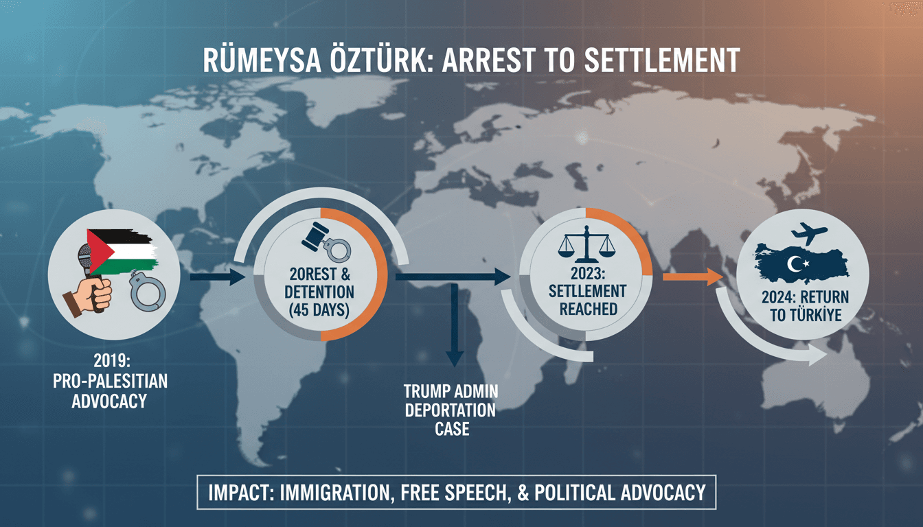 Rümeysa Öztürk Returns to Türkiye After Settlement in Deportation Case Linked to Pro-Palestinian Advocacy