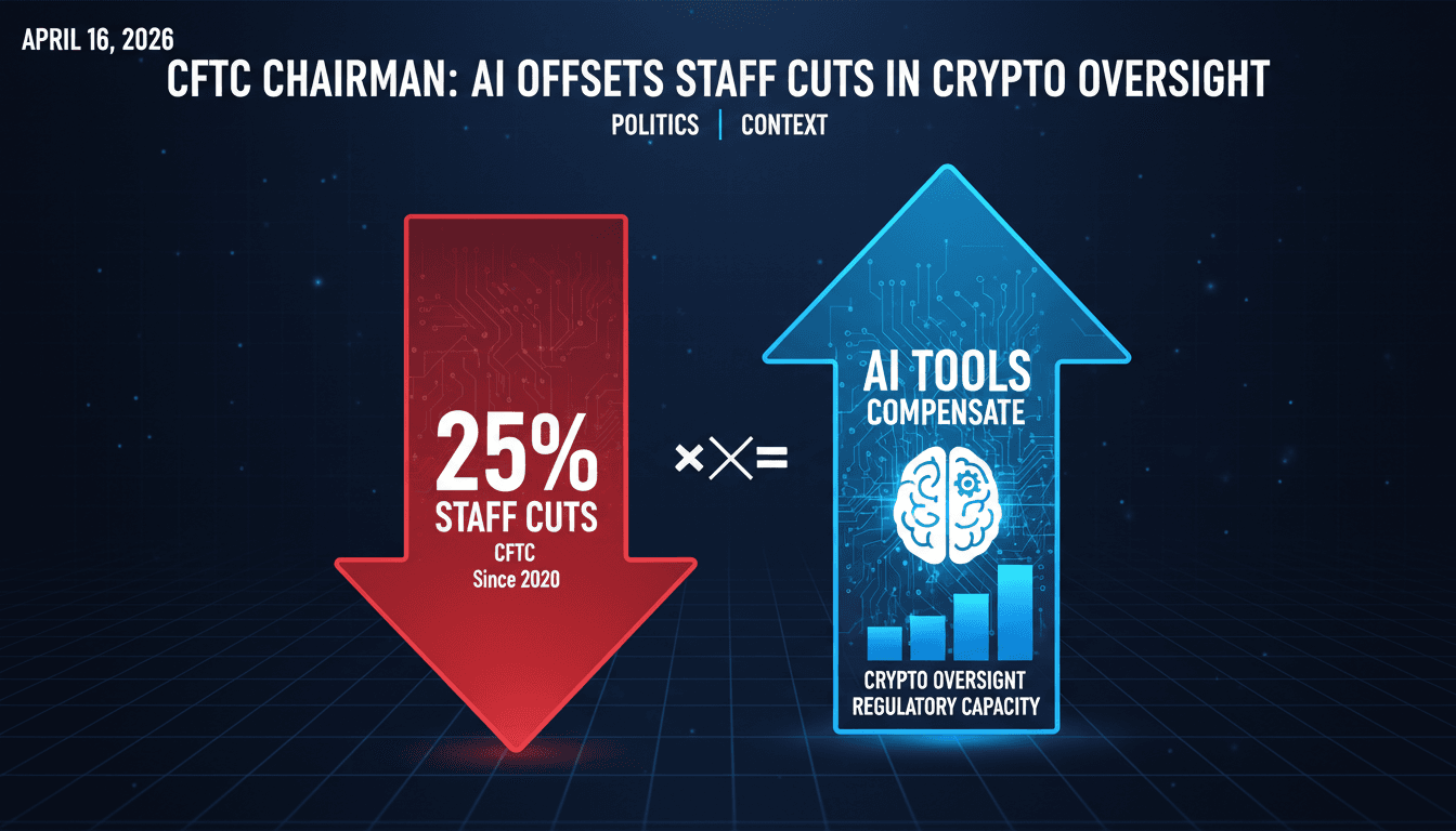 CFTC Chairman Testifies AI Tools Compensate for Staff Cuts in Crypto Oversight
