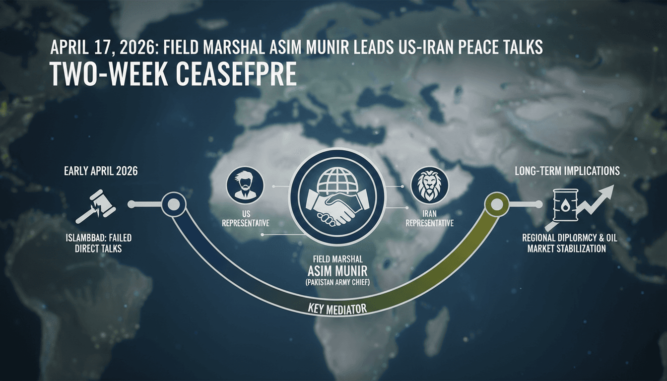 Field Marshal Asim Munir Takes Lead Role in US-Iran Peace Negotiations