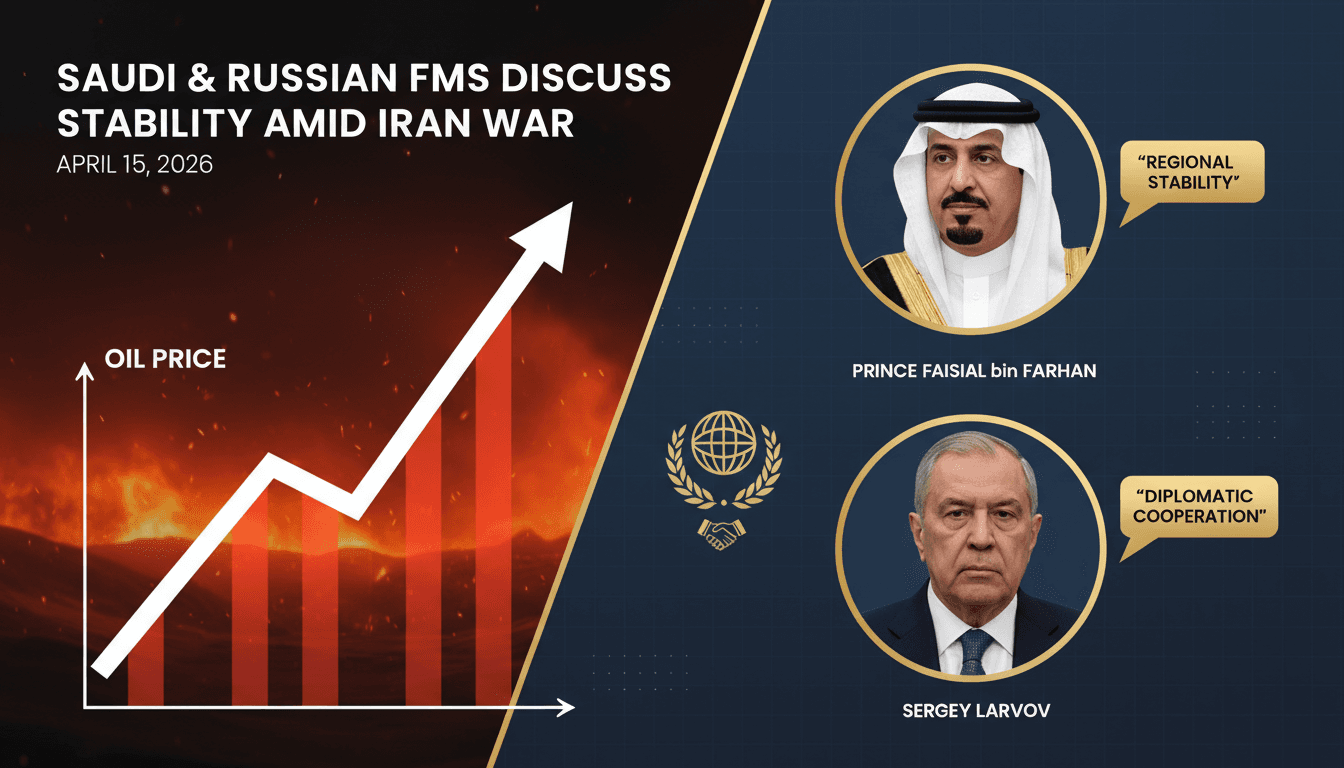 Saudi and Russian Foreign Ministers Discuss Regional Stability Amid Ongoing Iran War