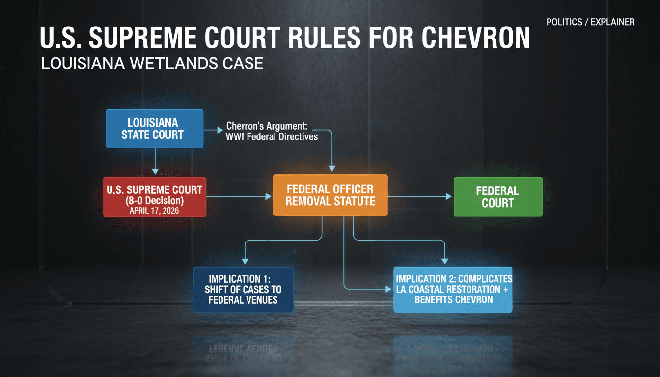 U.S. Supreme Court Rules Unanimously in Favor of Chevron in Louisiana Wetlands Case
