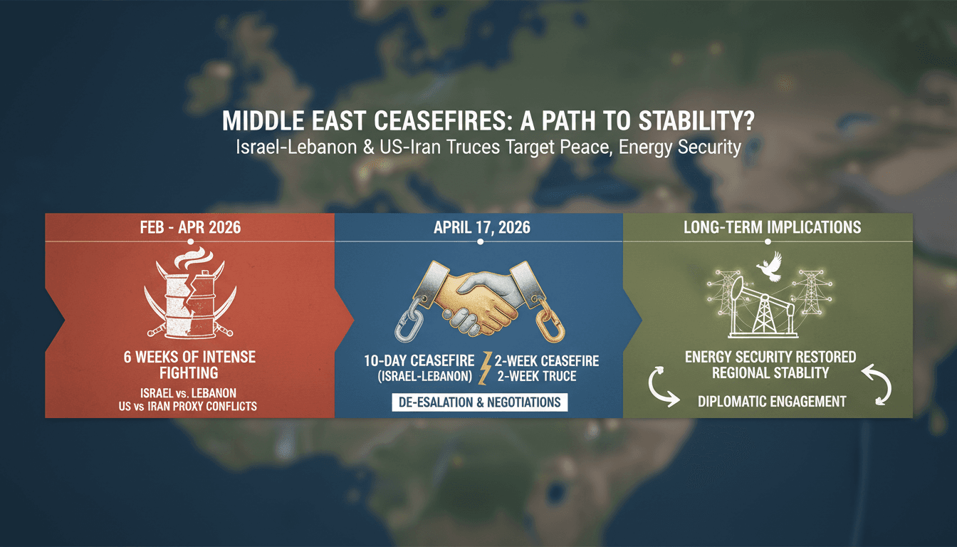 Israel and Lebanon agree to a 10-day ceasefire amid US-Iran truce