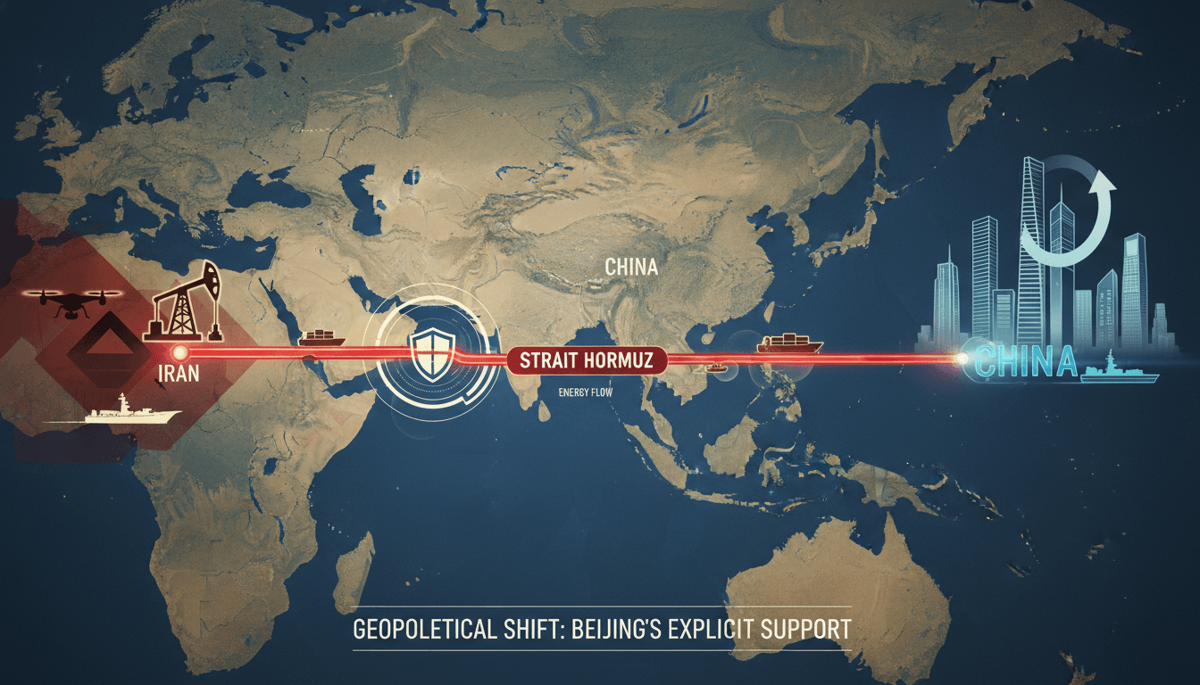 China Announces Overt Support for Iran Amid Ongoing Conflict