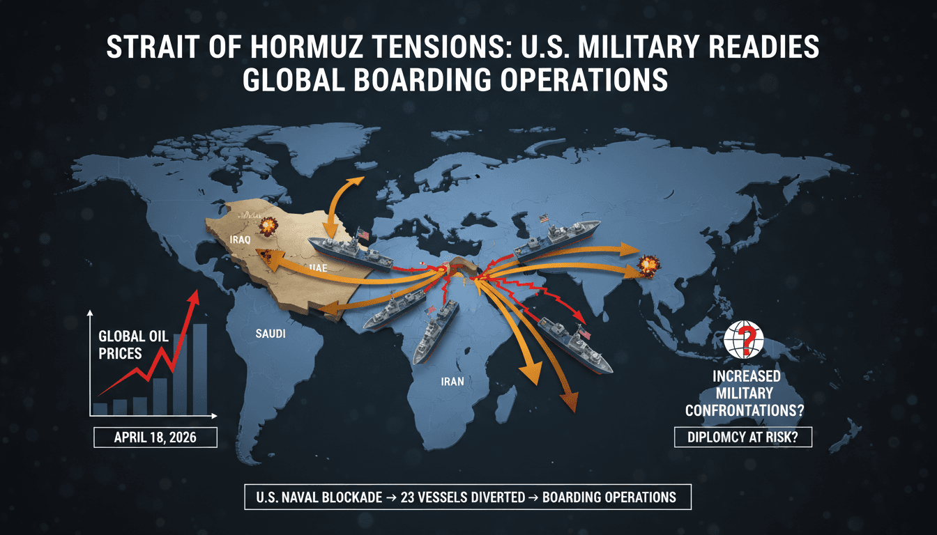 U.S. Military Plans Global Boarding Operations Against Iran-Linked Vessels Amid Strait of Hormuz Tensions
