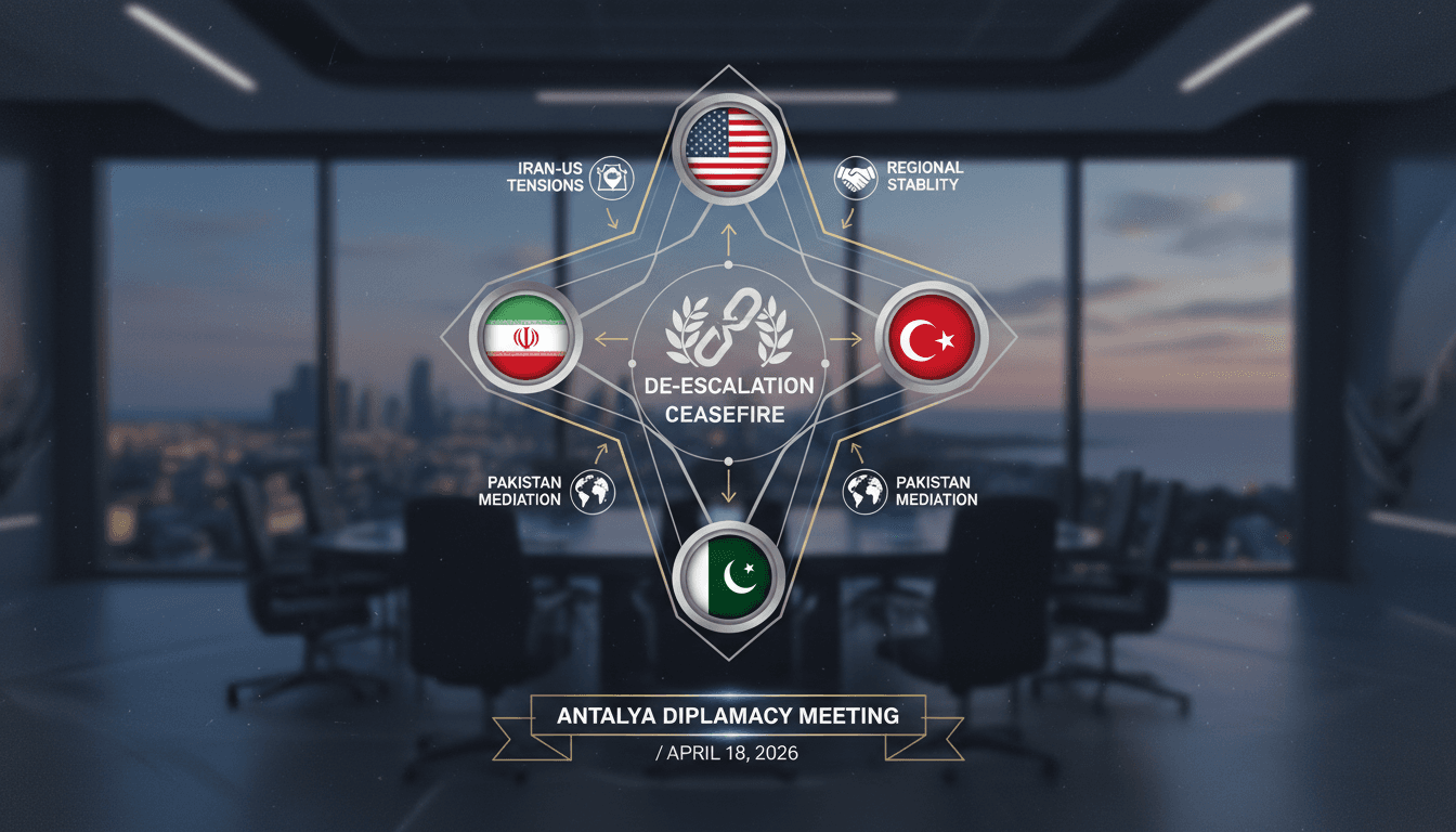 Quadripartite Meeting in Antalya Aims to De-escalate Iran-US Tensions