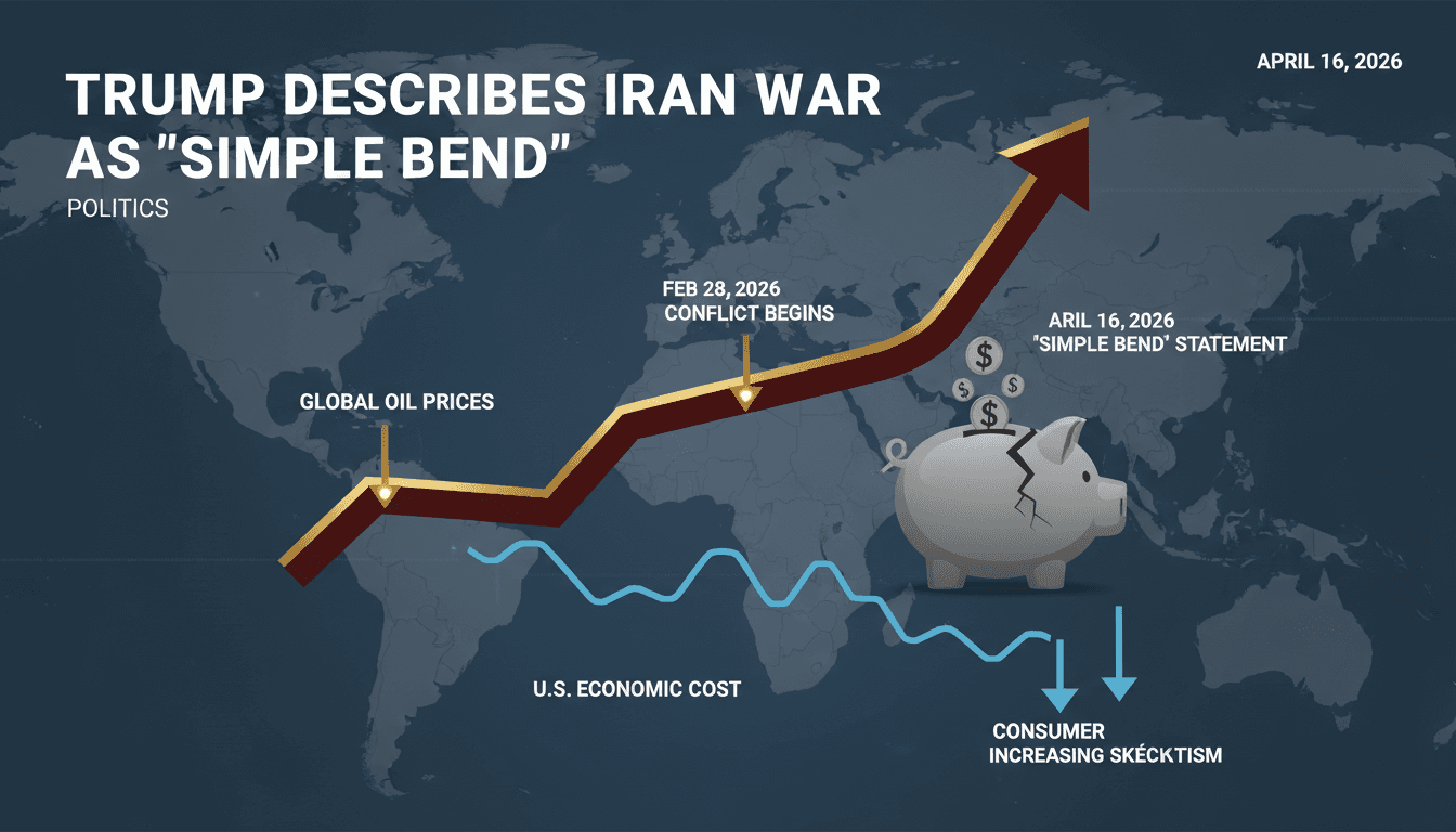 Trump Describes Iran War as 'Simple Bend' Amid Ongoing Conflict