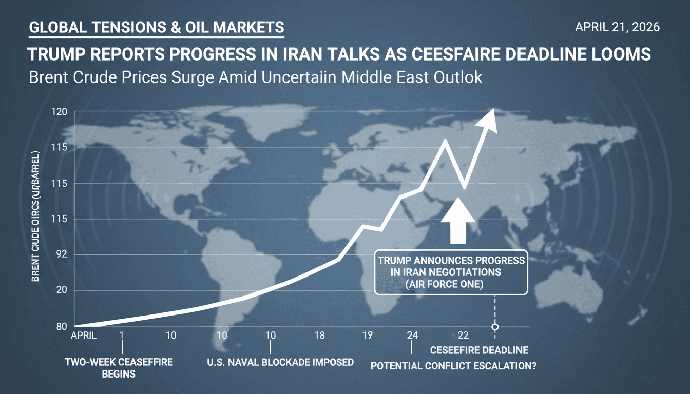 Trump Reports Progress in Iran Negotiations as Ceasefire Deadline Approaches