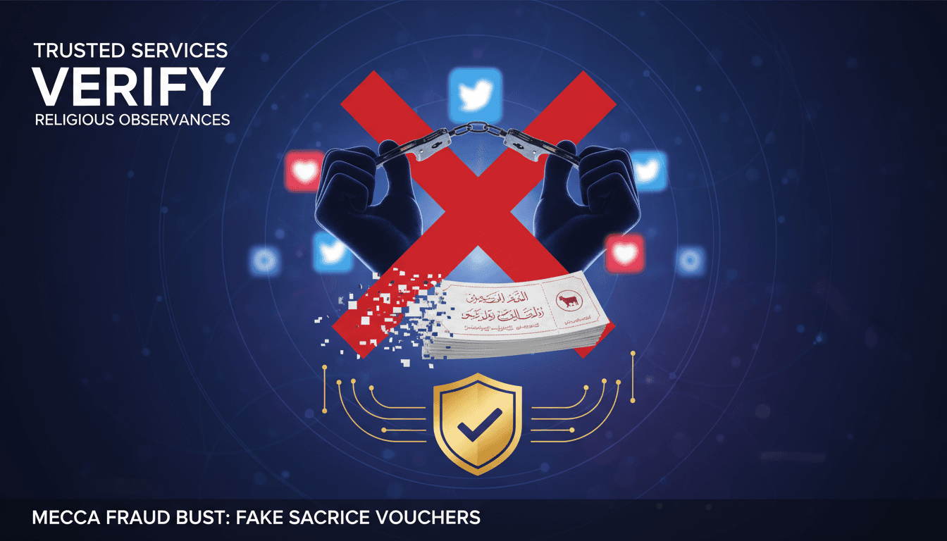 Yemeni Resident Arrested in Mecca for Selling Fake Sacrifice Vouchers