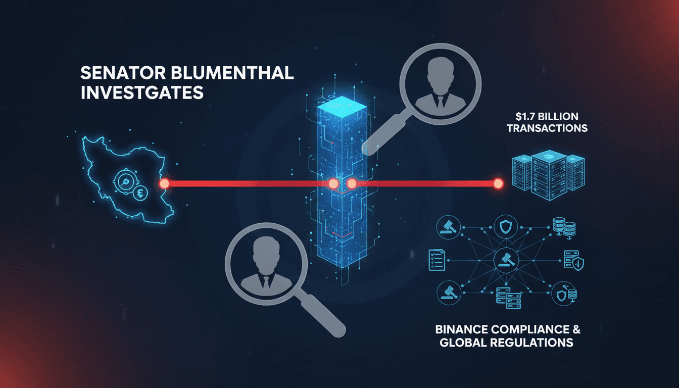 Senator Blumenthal Investigates Binance's Compliance Amid $1.7 Billion Iran-Linked Transactions