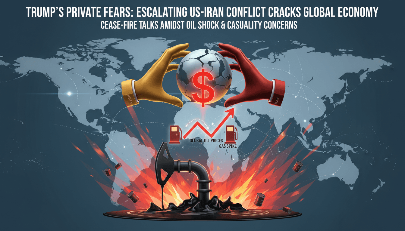 Trump Expresses Private Concerns Over Escalating U.S.-Iran Conflict Amid Cease-Fire Negotiations