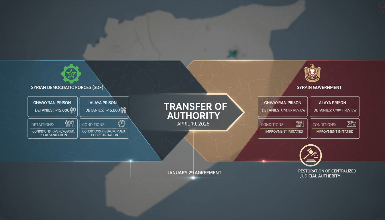 Syrian Government Takes Control of Ghwayran and Alaya Prisons from SDF