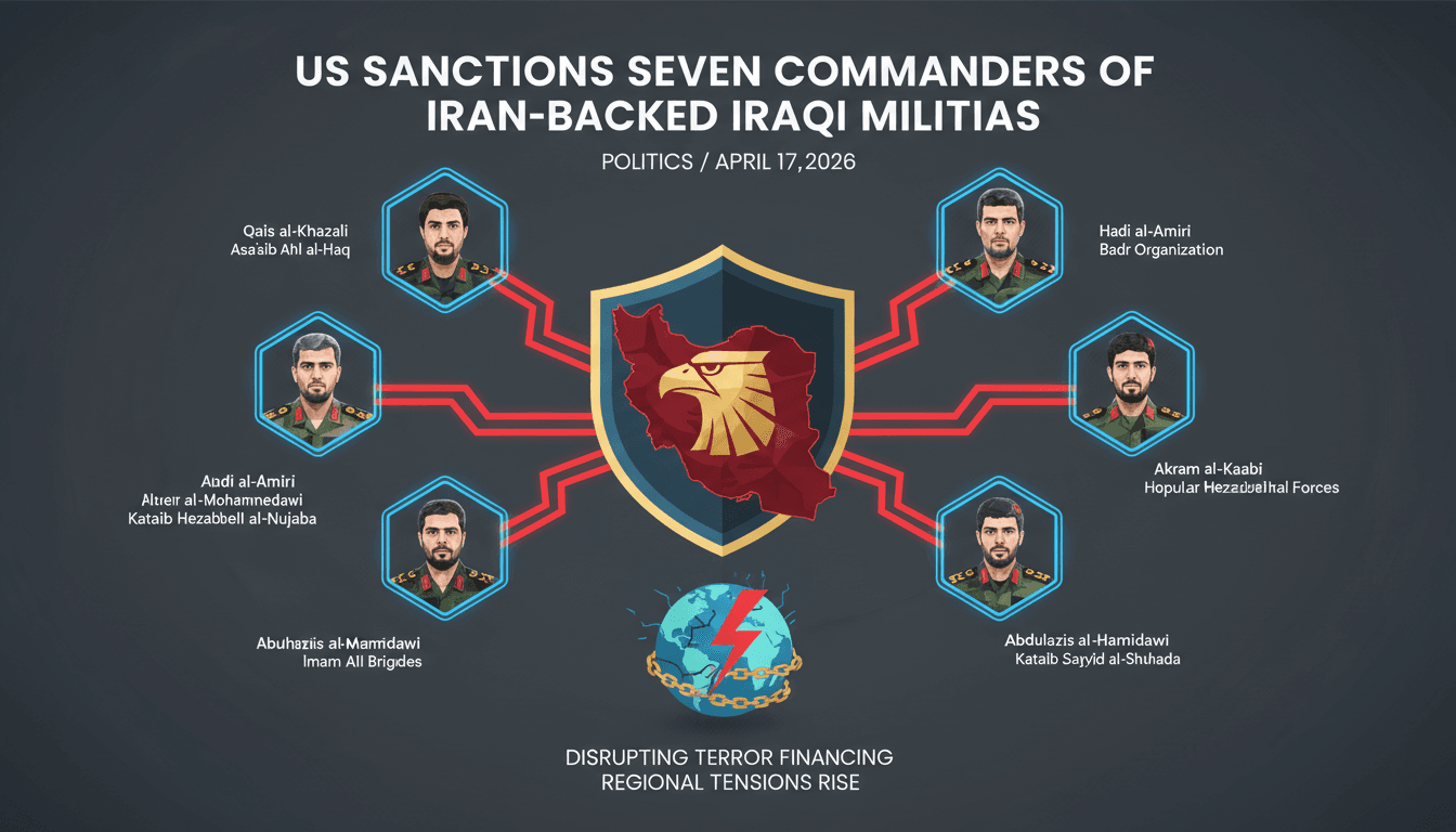 US Sanctions Seven Commanders of Iran-Backed Iraqi Militias