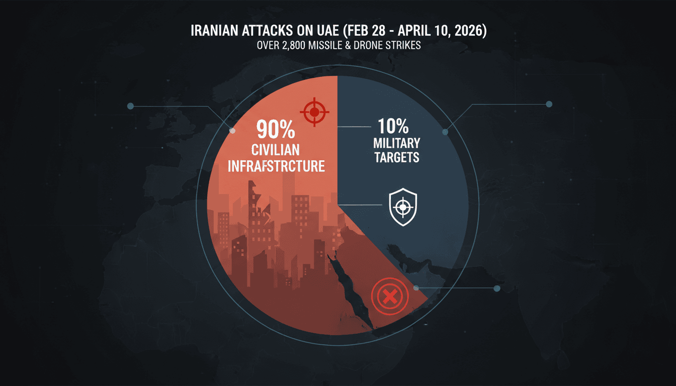UAE Minister Reports Over 90% of Iranian Attacks Targeted Civilian Infrastructure in Ongoing Conflict