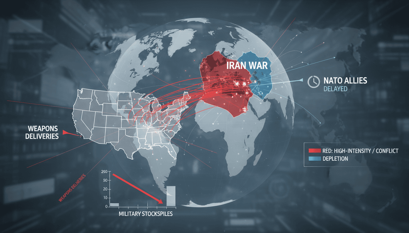 US Delays Weapons Deliveries to NATO Allies Amid Iran War Strain