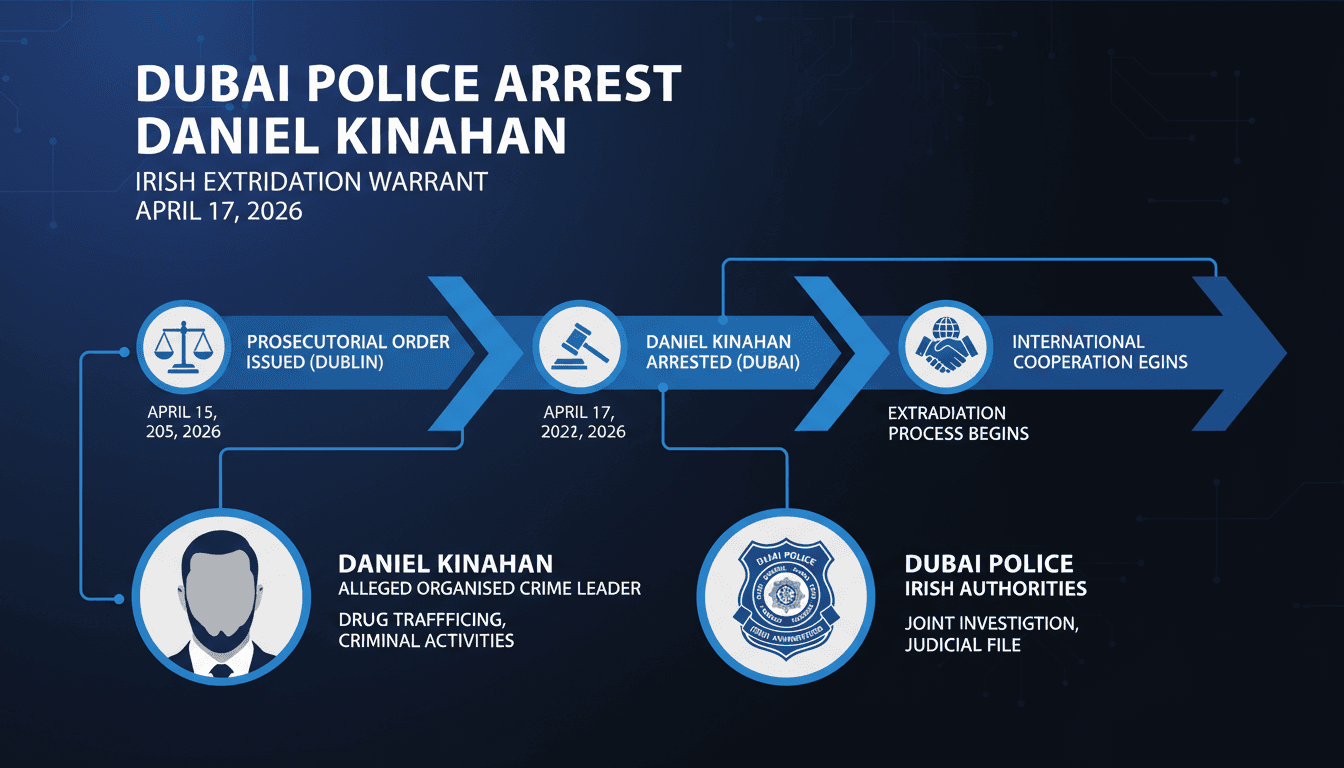 Dubai Police Arrest Daniel Kinahan on Irish Extradition Warrant