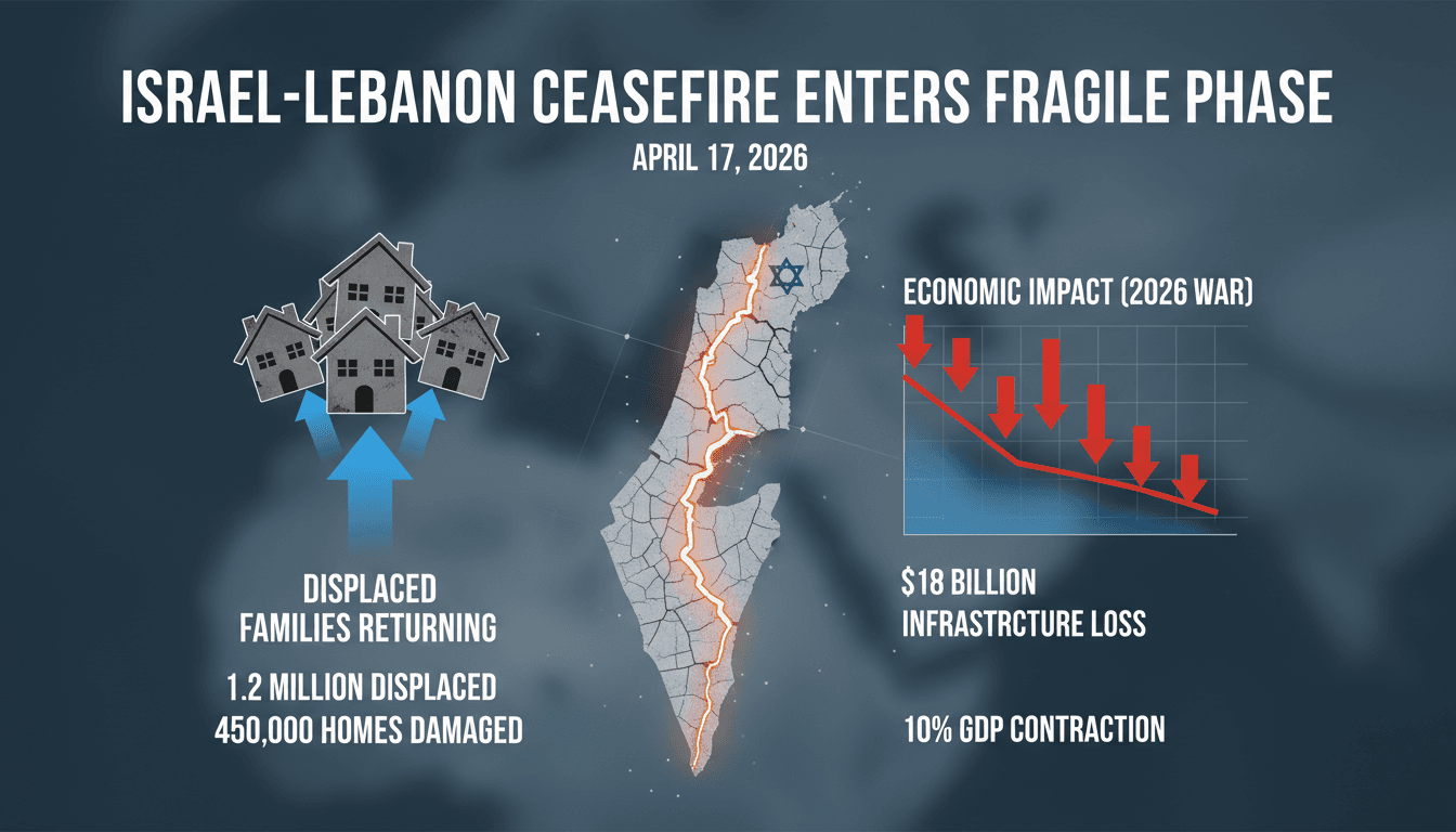 Israel-Lebanon Ceasefire Enters Fragile Phase Amid Ongoing Tensions