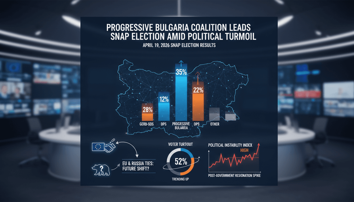 Progressive Bulgaria Coalition Leads Snap Election Amid Political Turmoil