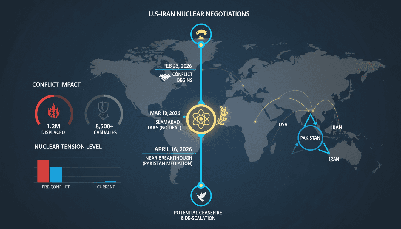 Pakistan Mediates US-Iran Nuclear Negotiations Near Breakthrough Amid Ongoing Conflict
