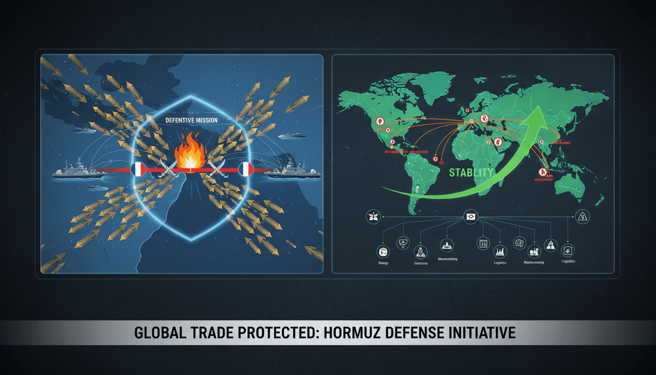 International Summit Co-Chaired by Macron and Starmer Establishes Defensive Mission for Strait of Hormuz