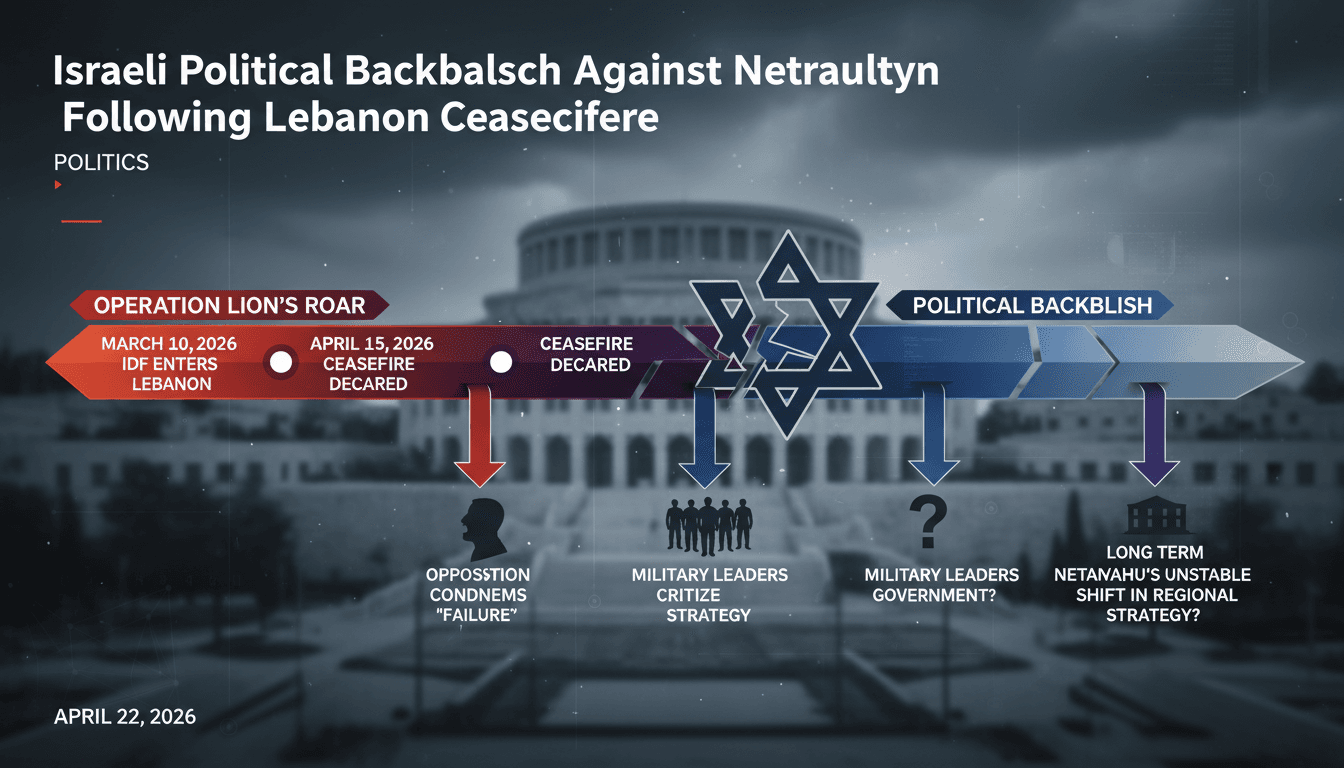 Israeli Political Backlash Against Netanyahu Following Lebanon Ceasefire