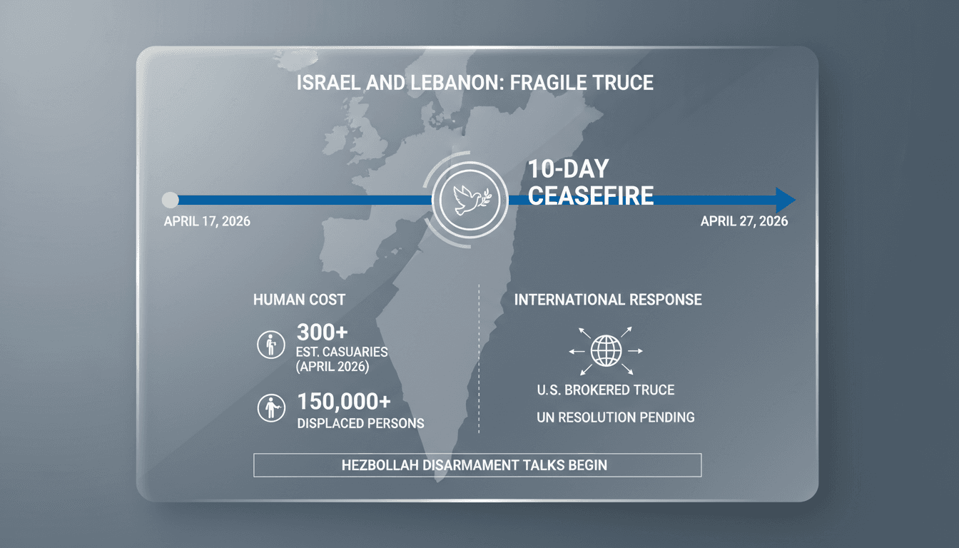 Israel and Lebanon Enter 10-Day Ceasefire Amid Hezbollah Disarmament Challenges