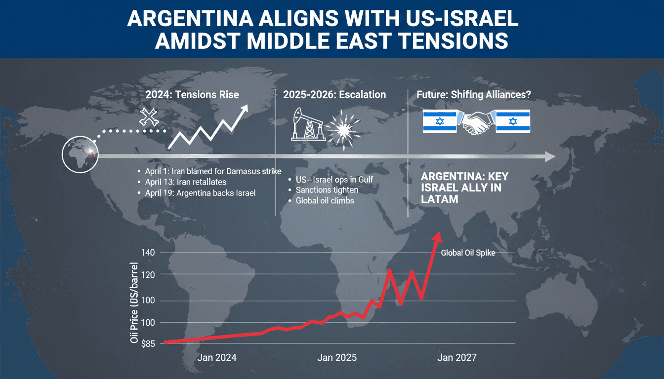 Argentine President Javier Milei Supports US-Israel Military Action Against Iran During State Visit