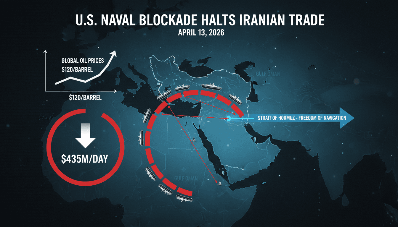 U.S. Central Command Implements Naval Blockade on Iranian Maritime Trade