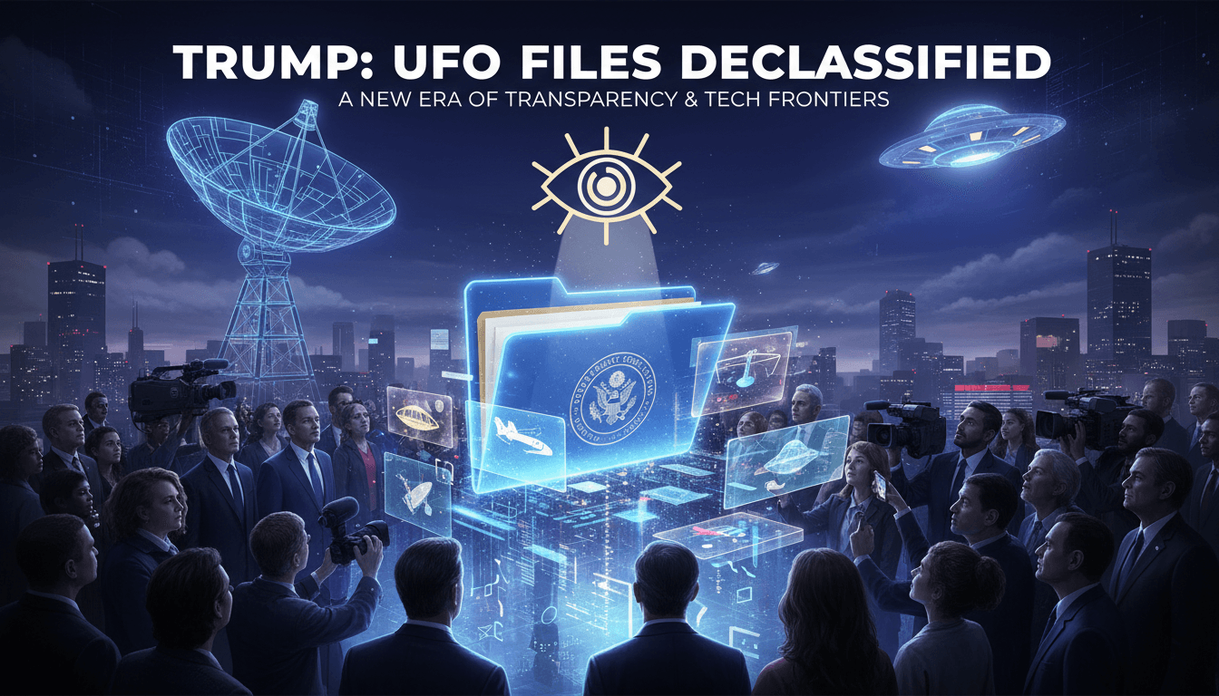 Trump Announces Upcoming Release of UFO Documents at Phoenix Rally