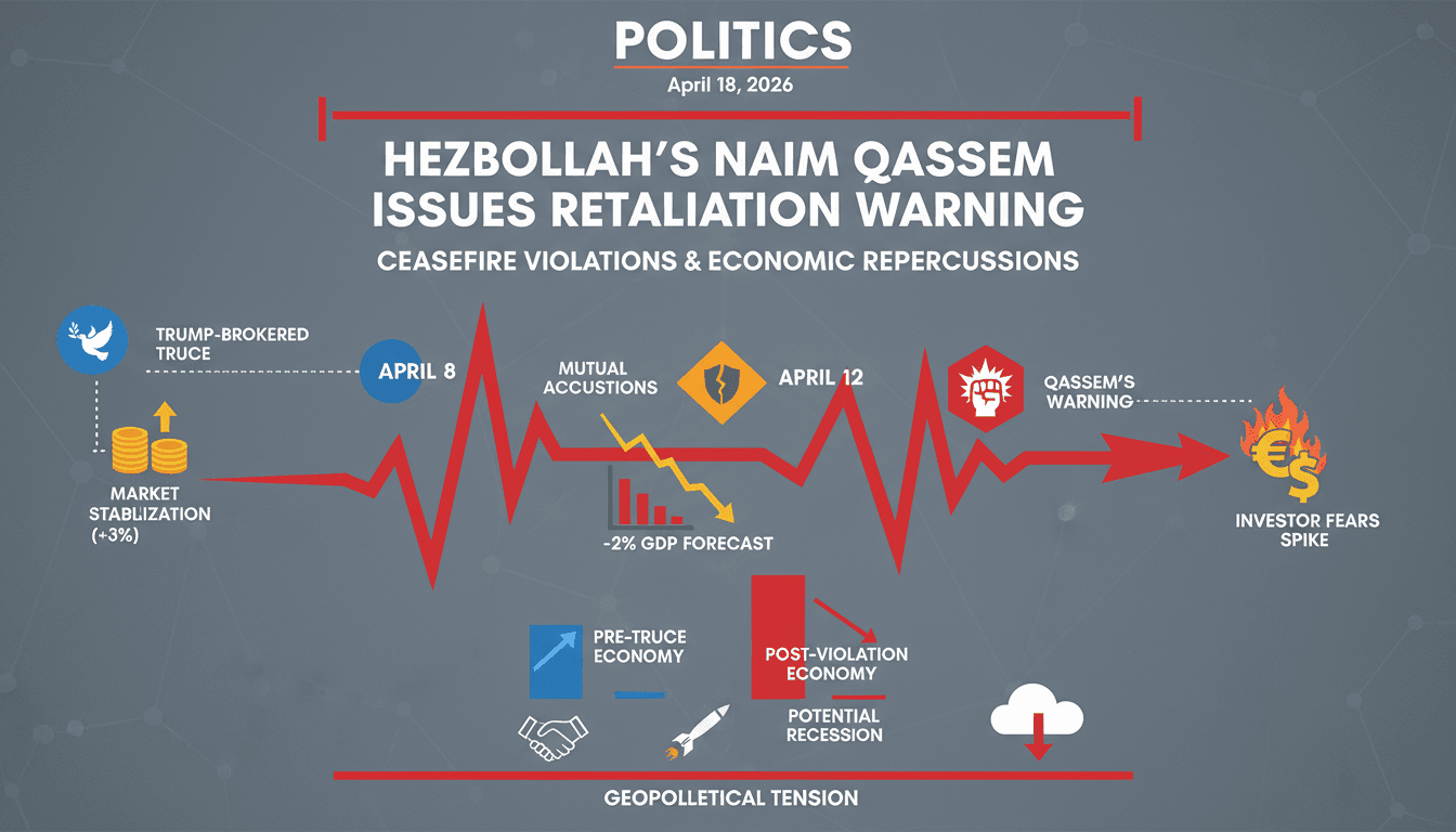 Hezbollah's Naim Qassem Issues Retaliation Warning Amid Ceasefire Violations by Israel