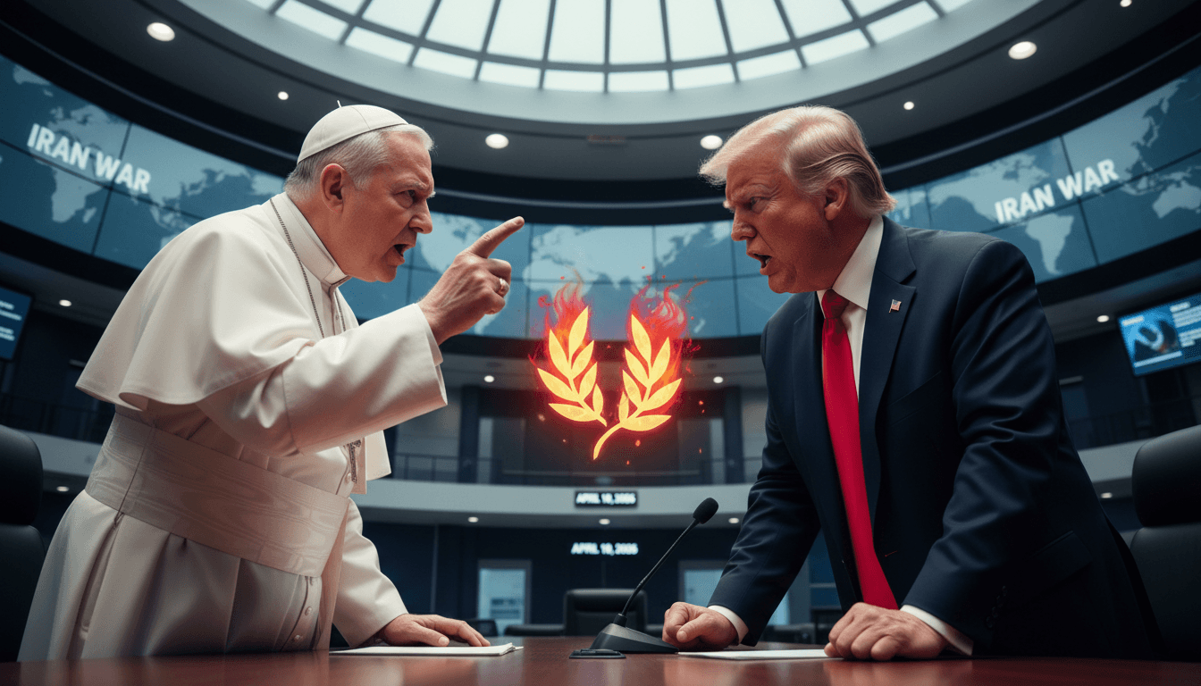 Pope Leo XIV and Donald Trump Clash Over U.S. Role in Iran War