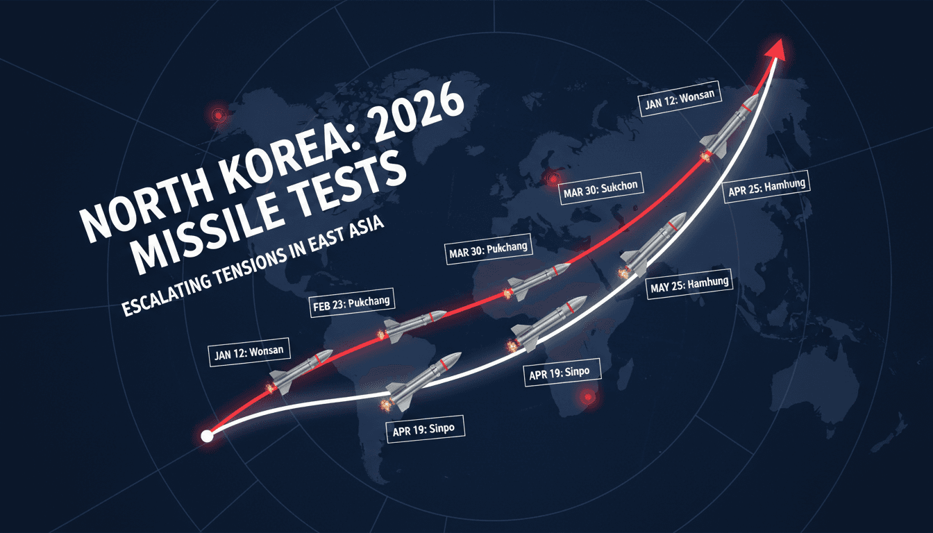 North Korea tests five Hwasong-11 Ra missiles amid rising tensions with South Korea and the US