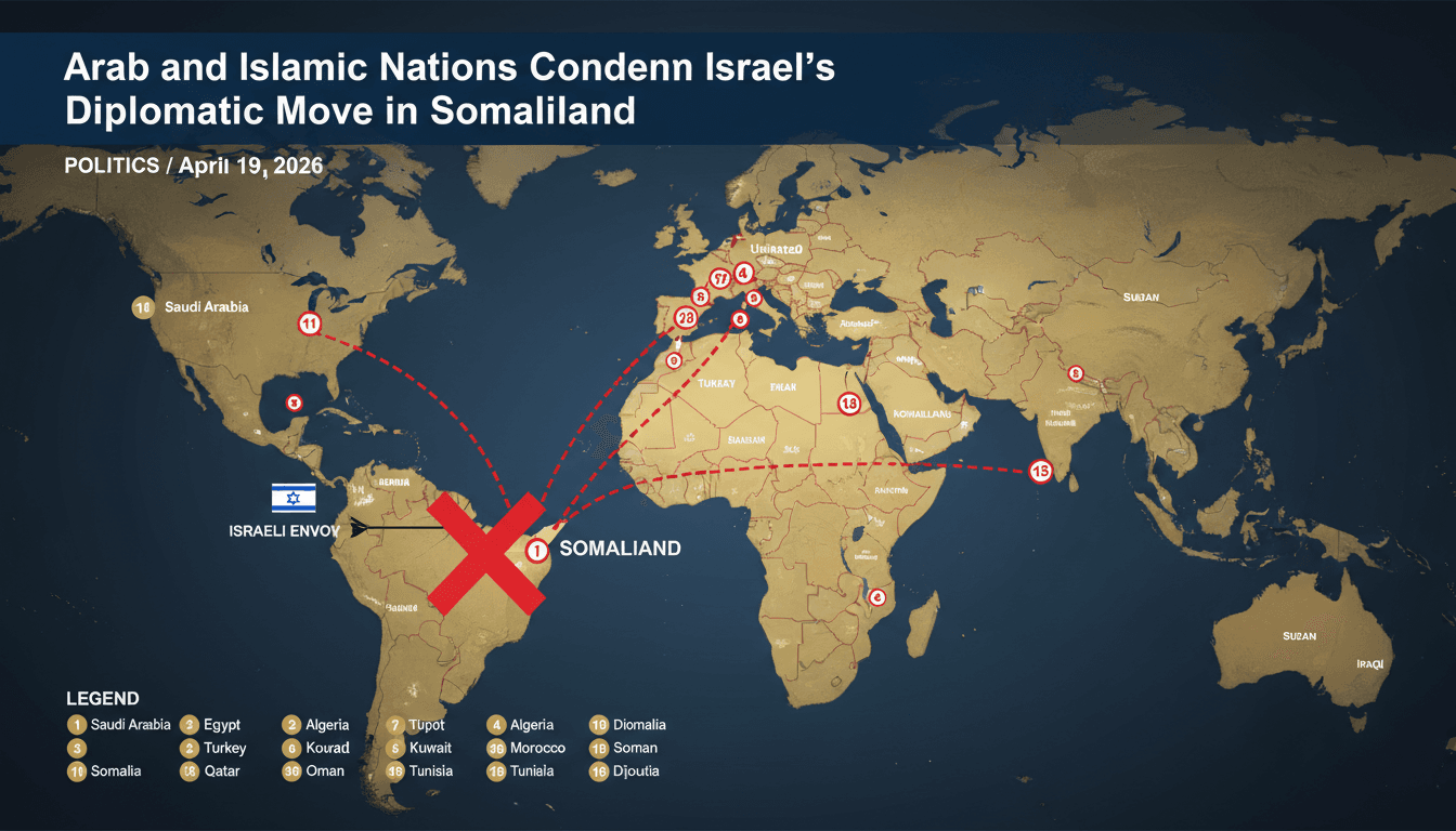 Arab and Islamic Nations Condemn Israel's Diplomatic Move in Somaliland