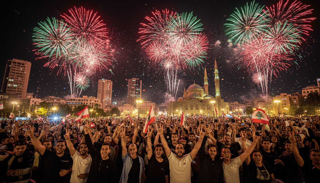 Celebrations Erupt in Lebanon Following U.S.-Brokered Ceasefire with Israel