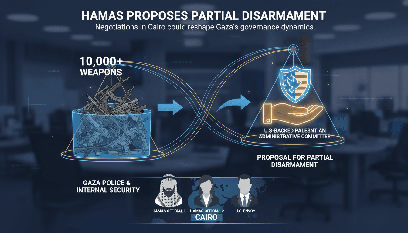 Hamas Proposes Partial Disarmament of Police Forces to U.S.-Backed Committee