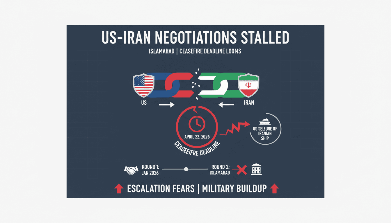 US-Iran Negotiations in Islamabad Stalled as Ceasefire Deadline Approaches