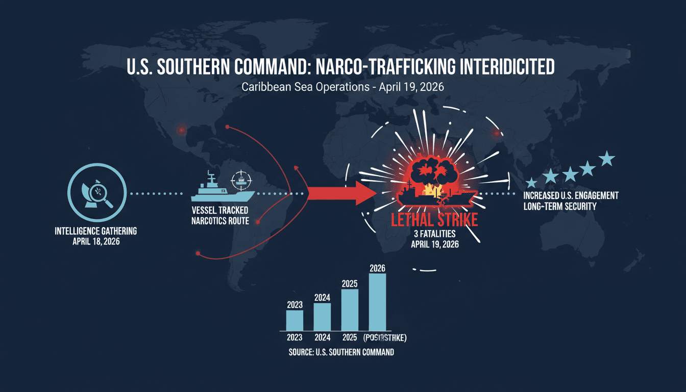 U.S. Southern Command Executes Lethal Strike on Narco-Trafficking Vessel in Caribbean Sea