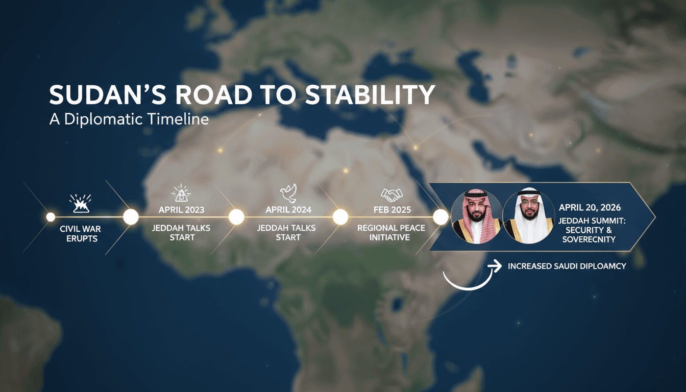 Saudi Crown Prince Mohammed bin Salman and Sudan's al-Burhan Discuss Security in Jeddah