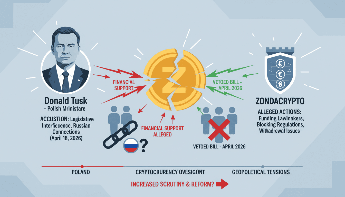 Polish Prime Minister Accuses Zondacrypto of Legislative Interference and Russian Connections