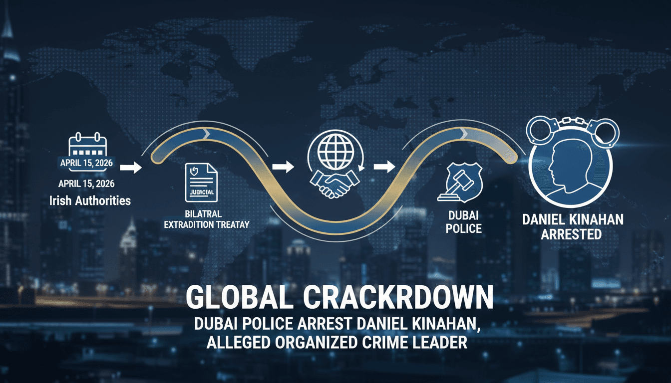 Dubai Police Arrest Daniel Kinahan, Alleged Leader of Organized Crime Group