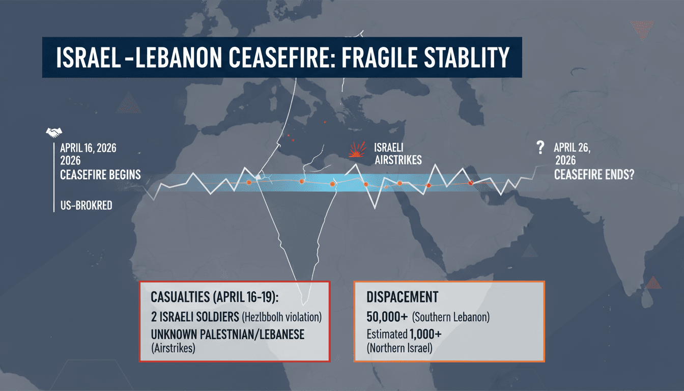 Israel-Lebanon ceasefire largely holds amid Israeli airstrikes in southern Lebanon